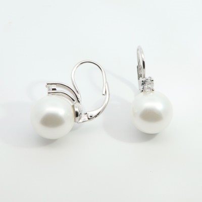 Orecchini Domar Gioielli Donna Orecchini perle argento 925 in Argento Cubic Zirconia EPB118627 - EPB118627